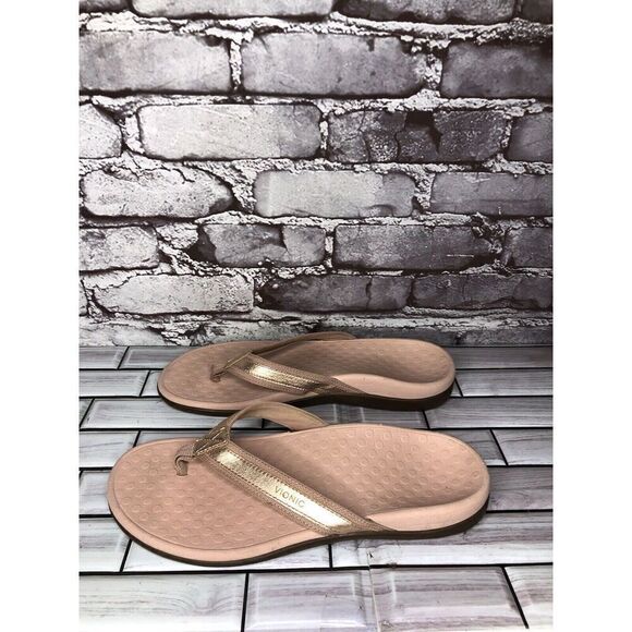 Vionic Orthopedic Tide Pink Synthetic Casual Slides Sandals Women Sz 10M US/42EU - Picture 10 of 16